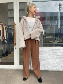 フェイクミンクファーブルゾン