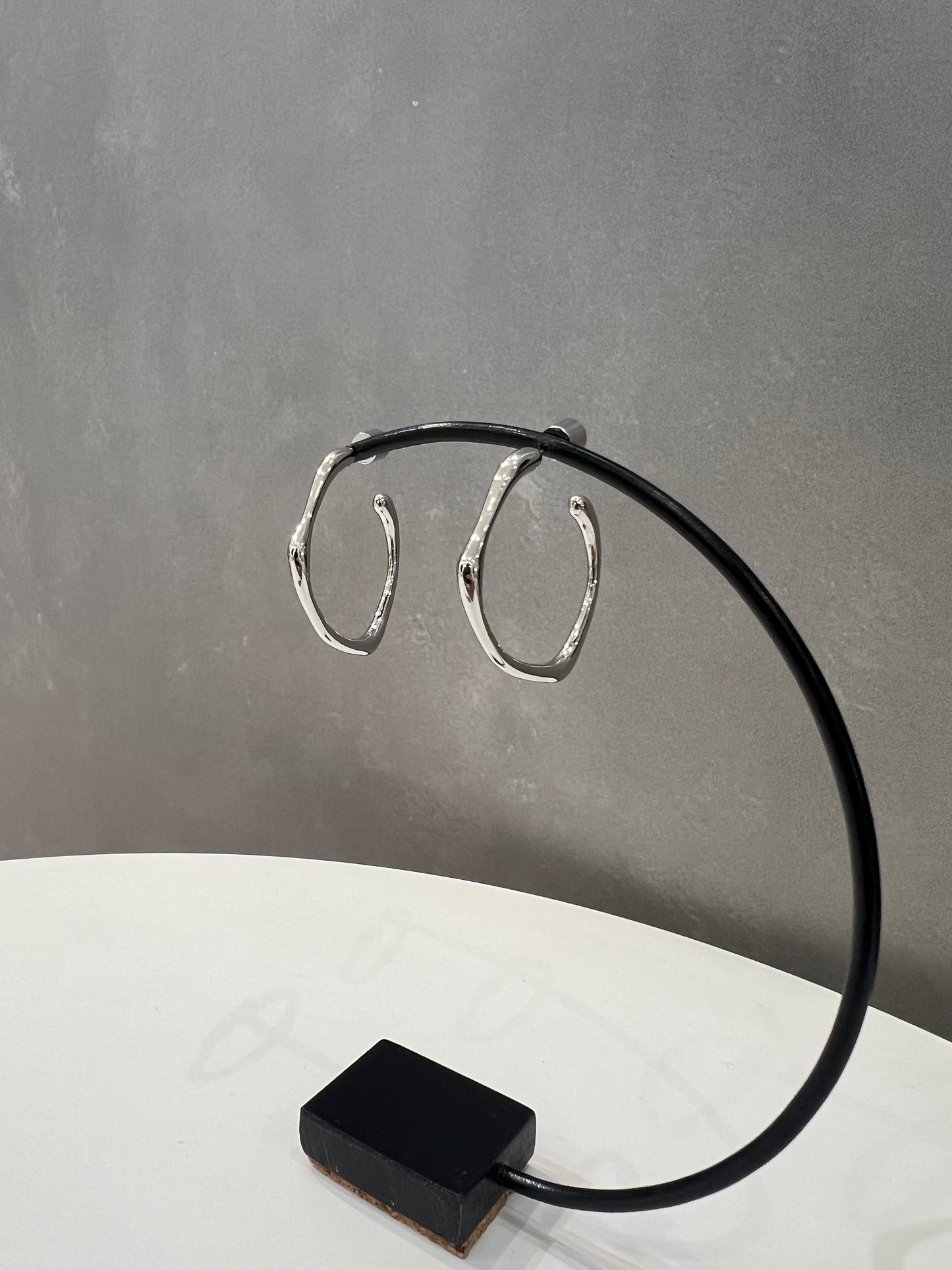 バンブーフープピアス