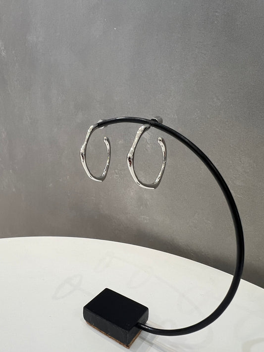 バンブーフープピアス