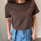 ベーシックコットンTシャツ
