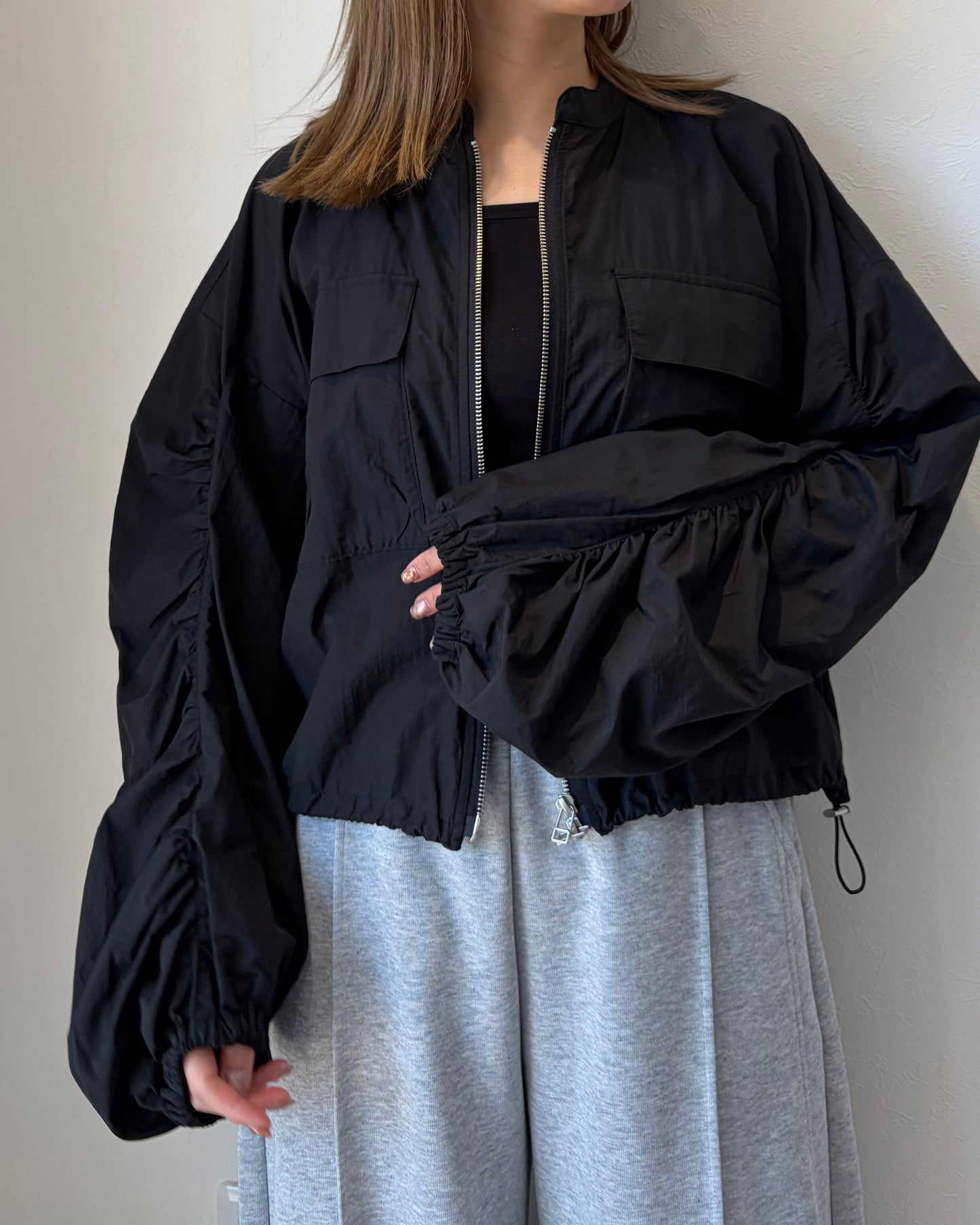 ギャザーブルゾン