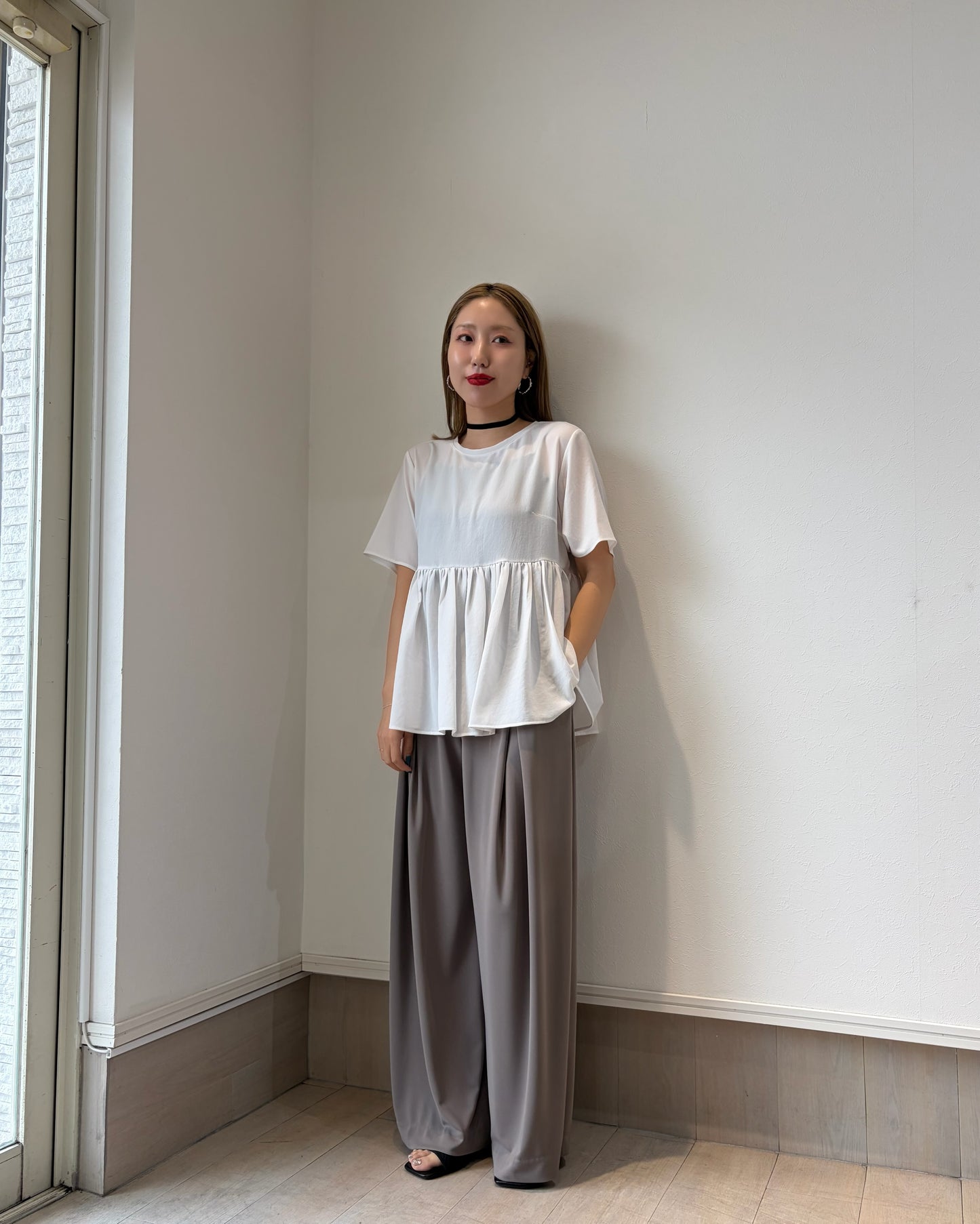 ストレッチタックパンツ