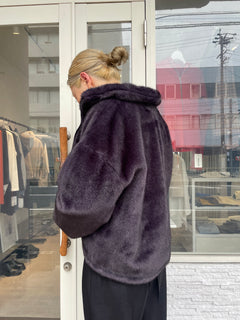 フェイクミンクファーブルゾン