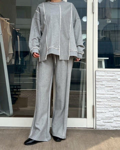 カットオフスウェットプルオーバー