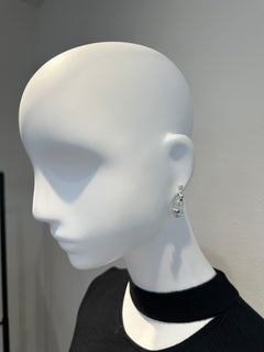 ストーンモチーフビーズピアス