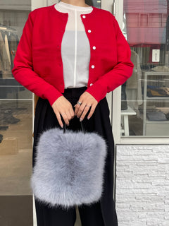 クロップドカーディガン