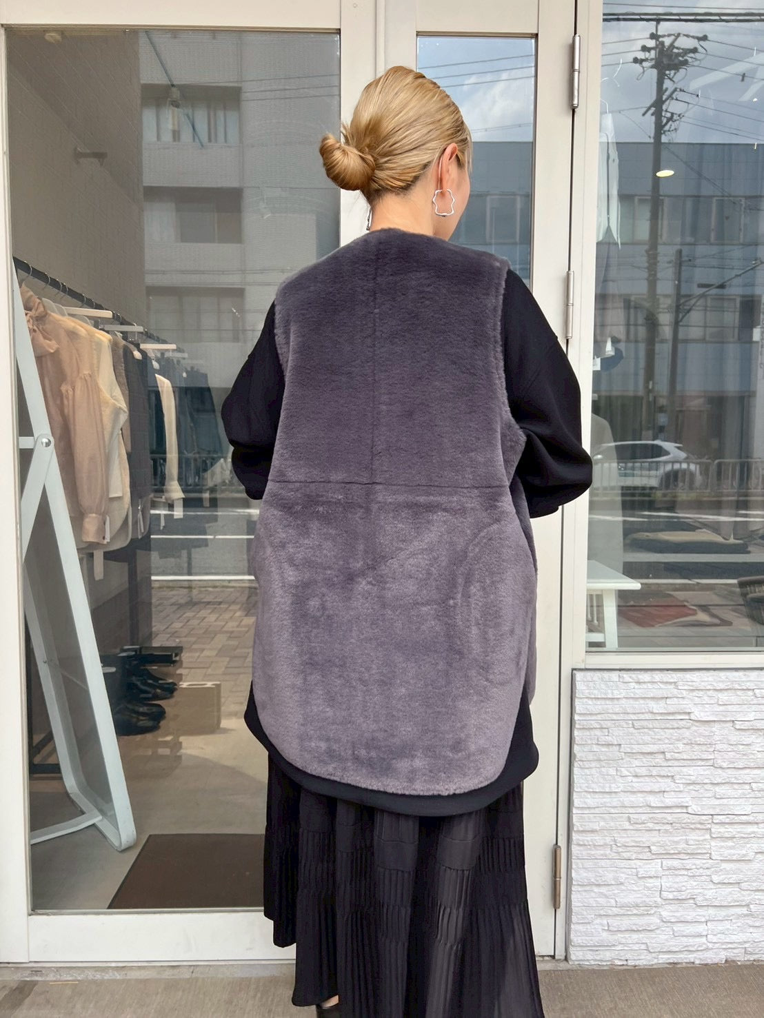 リバーシブルエコムートンロングファーベスト – SETiA online