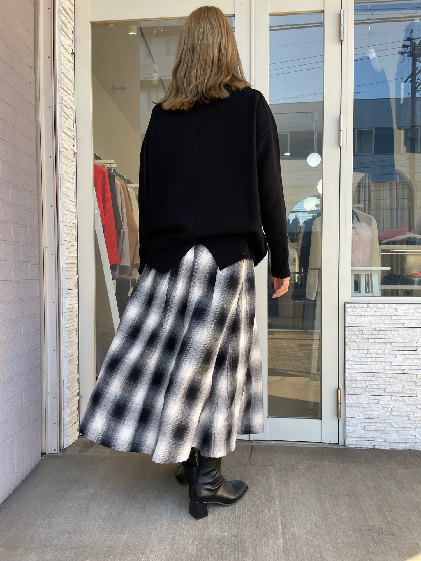 【新色追加！】ウール100%オフタートルニット