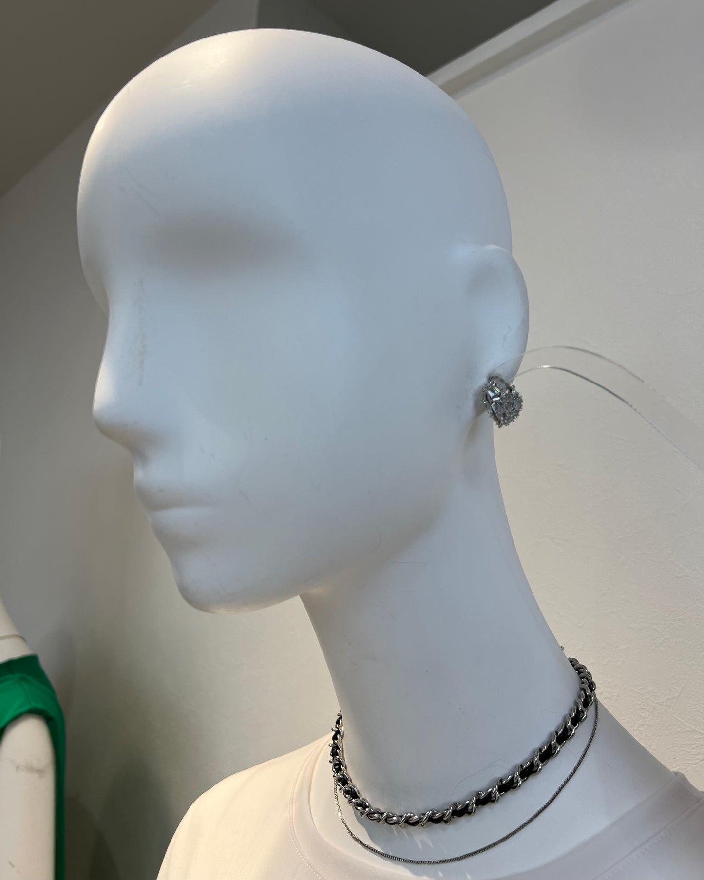 ビジューハートピアス