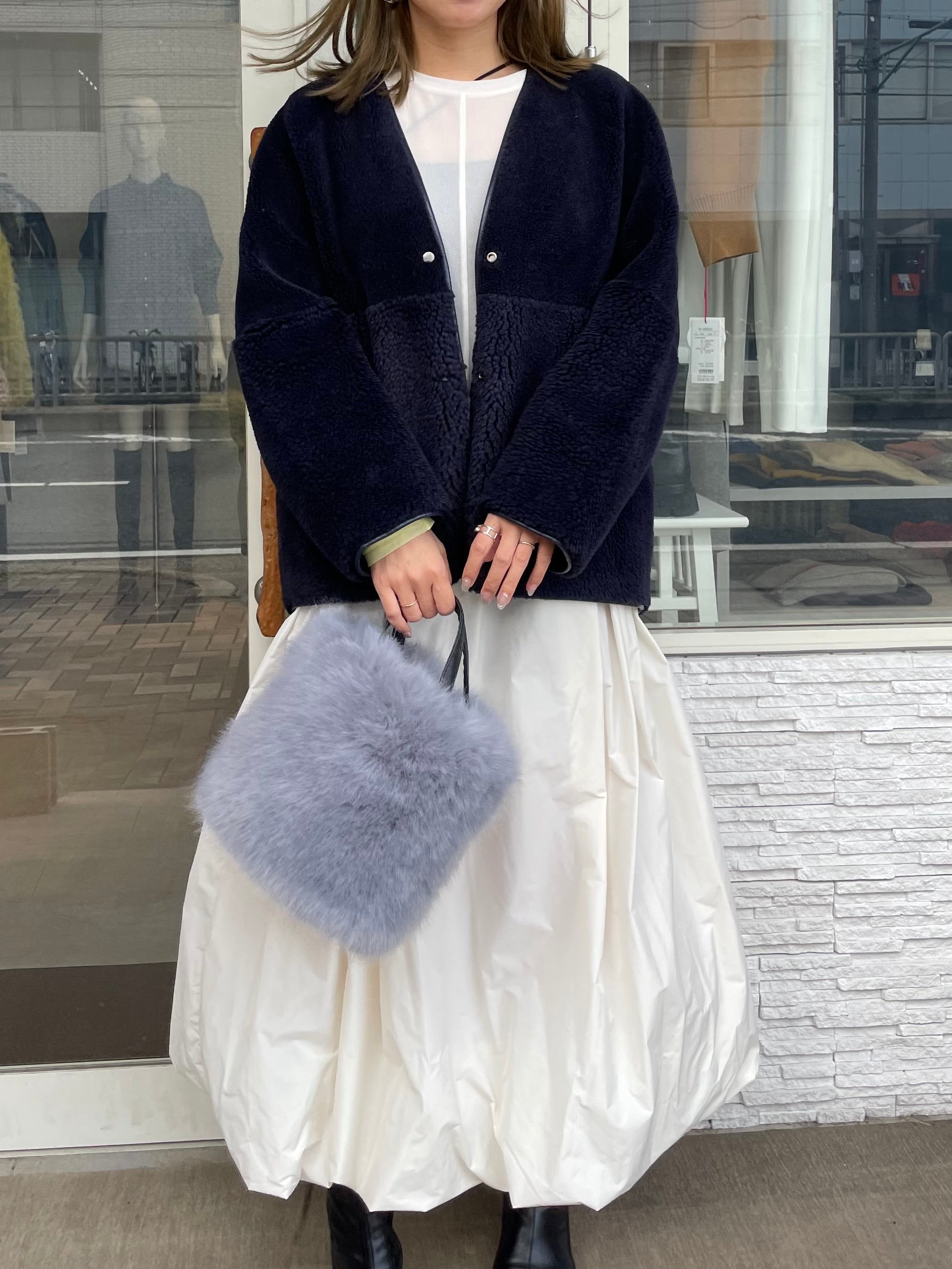 SETiA リバーシブル　エコムートン　ジャケット　ボアコート　2way セチア リバーシブルエコムートンジャケット – SETiA online