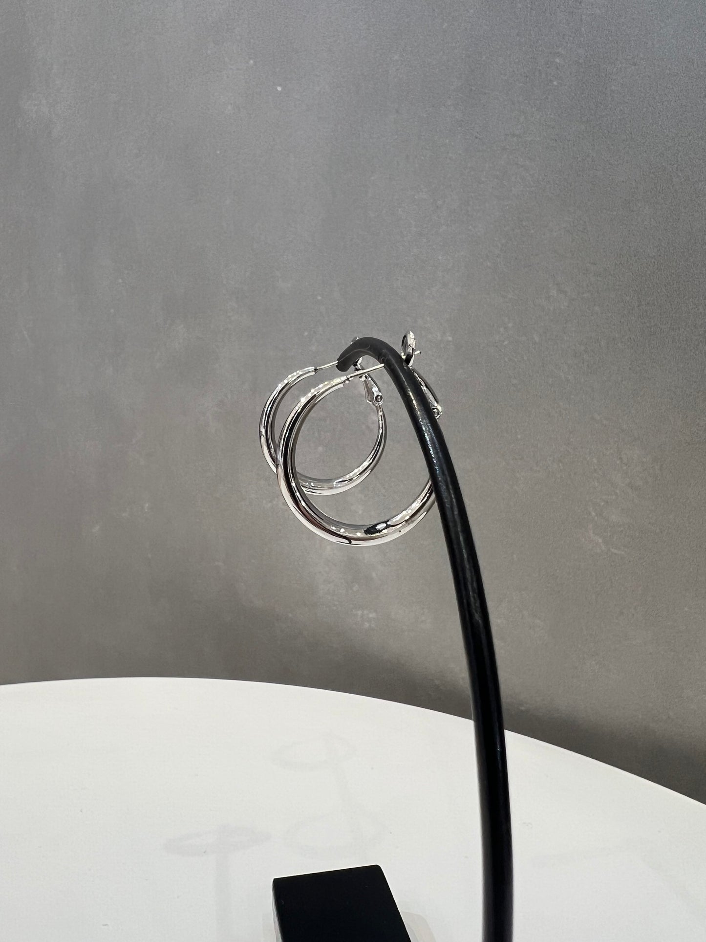 ワンタッチフープピアス