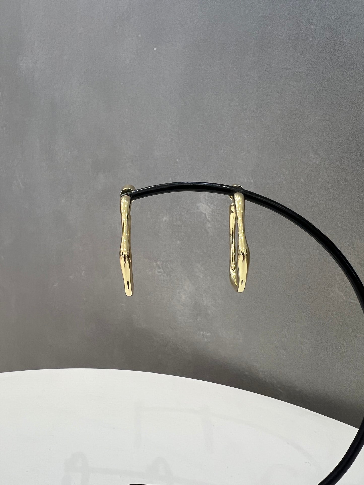 バンブーフープピアス