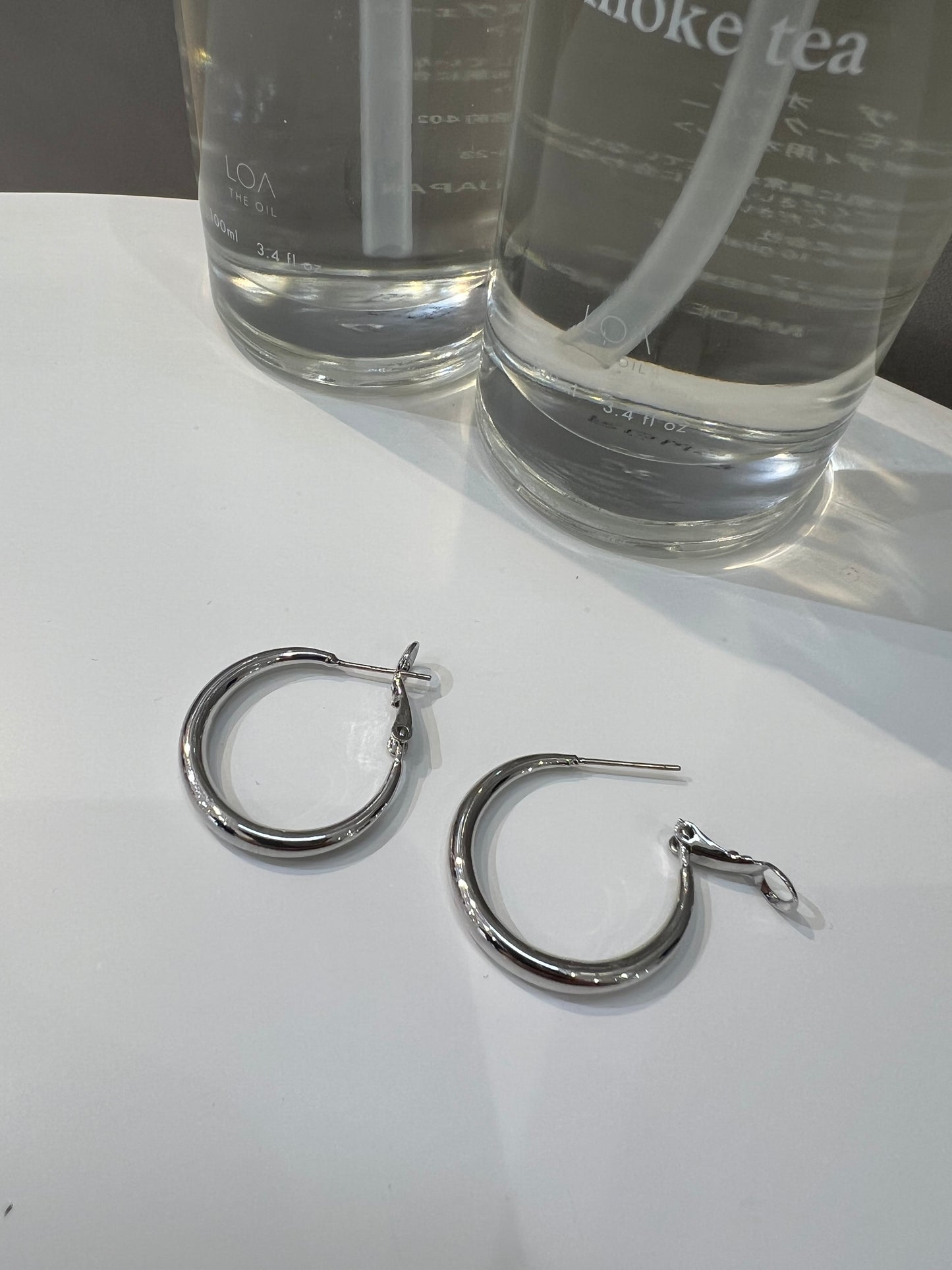 ワンタッチフープピアス