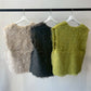 シャギーニットベスト