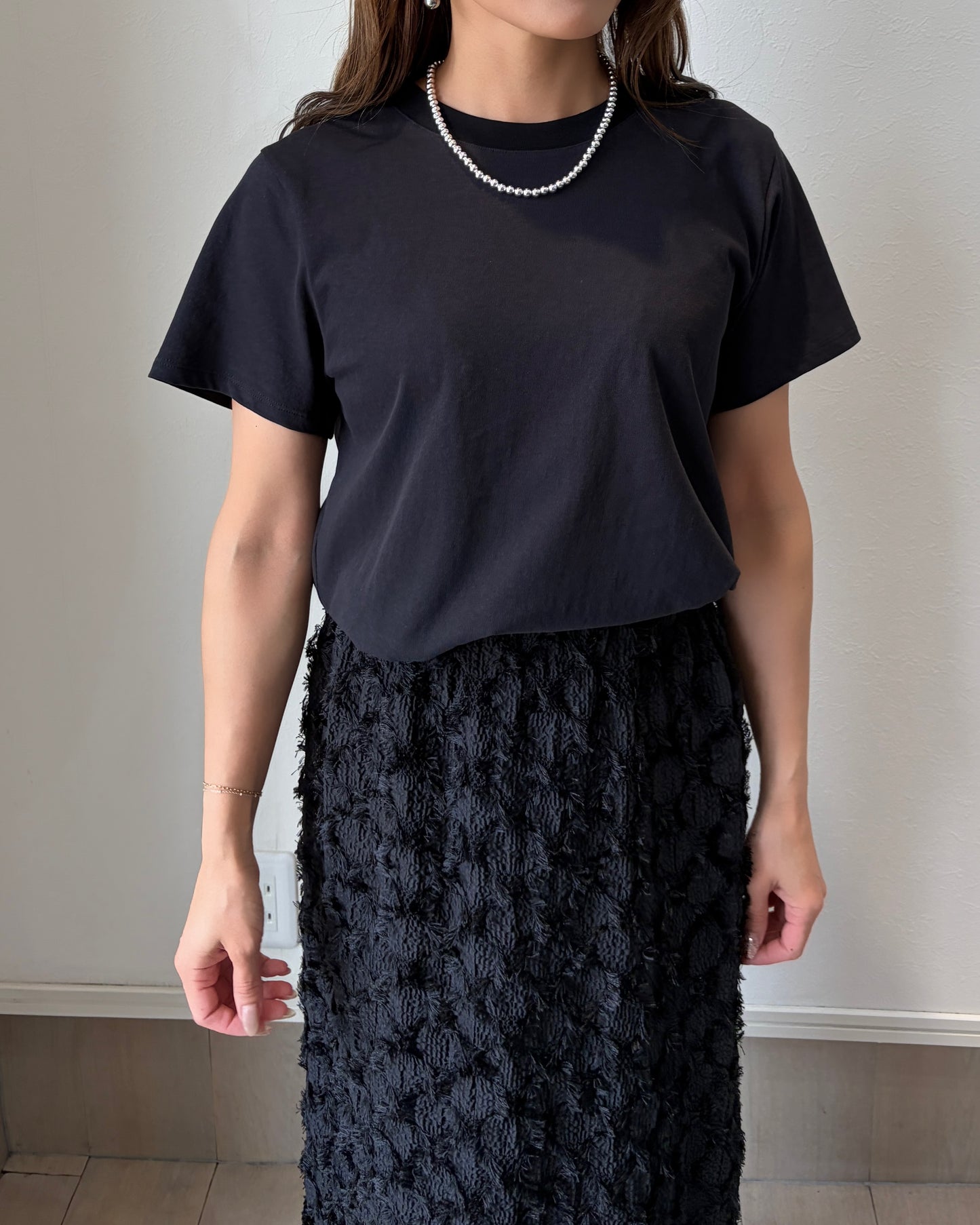 ベーシックコットンTシャツ
