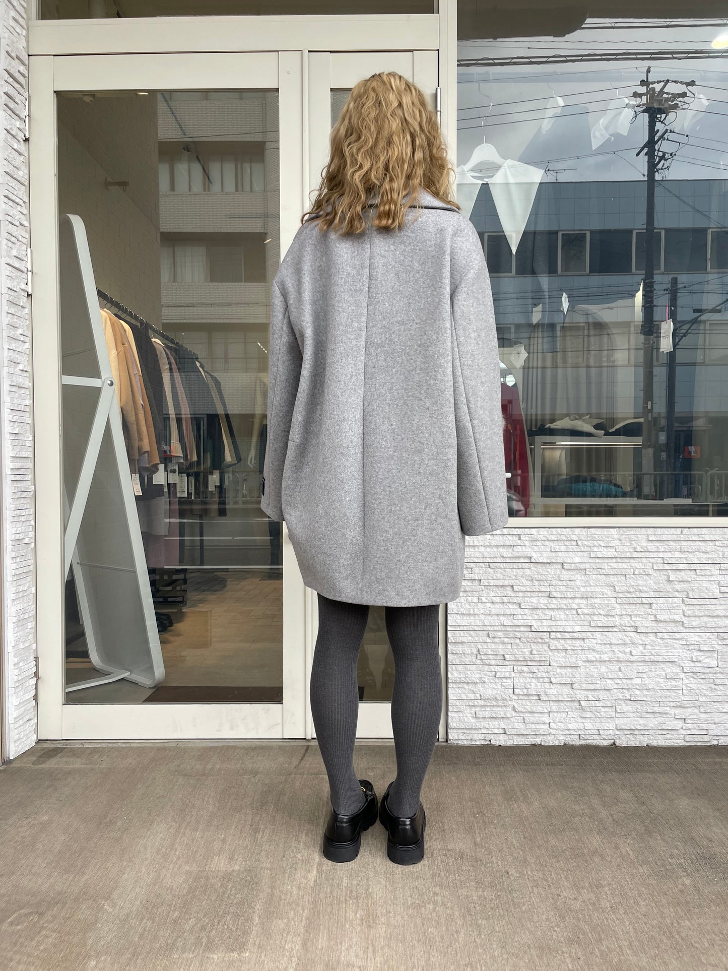 スーパー140 ウールオーバーコート