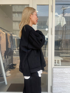 カットオフスウェットプルオーバー