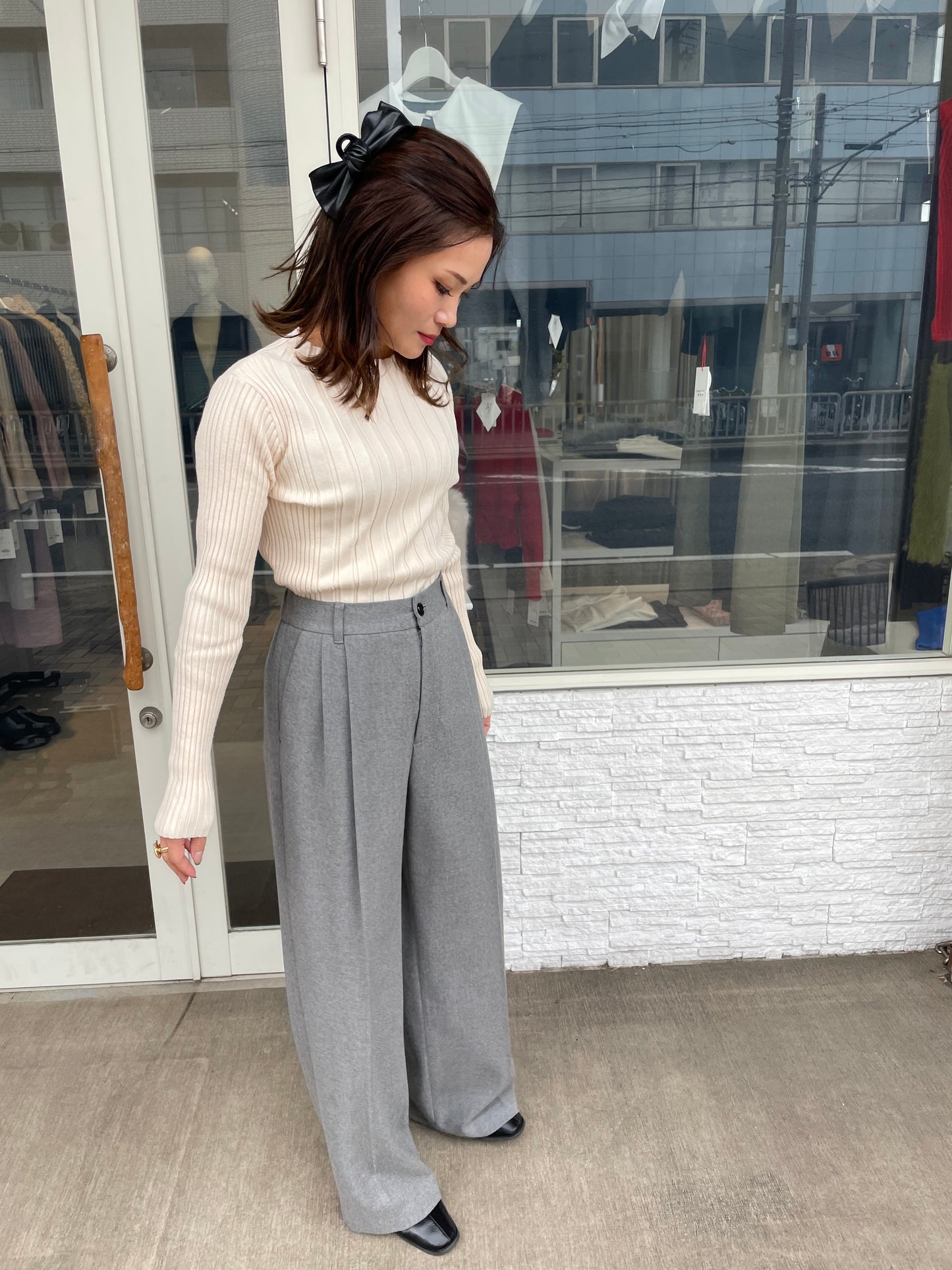 タイトリブニット