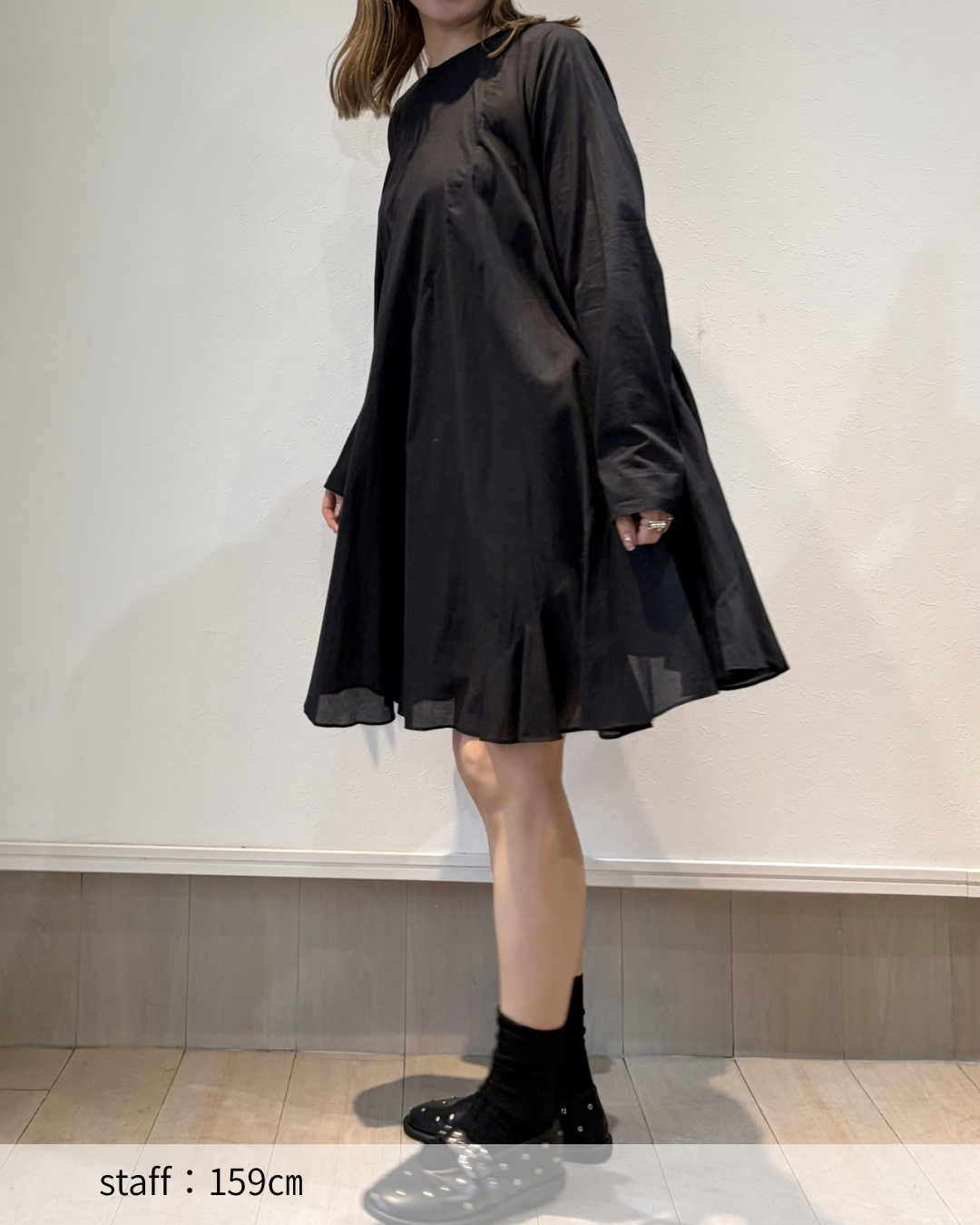 【再入荷】コットンボイルワンピース