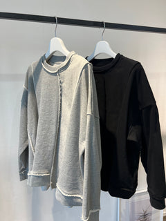 カットオフスウェットプルオーバー