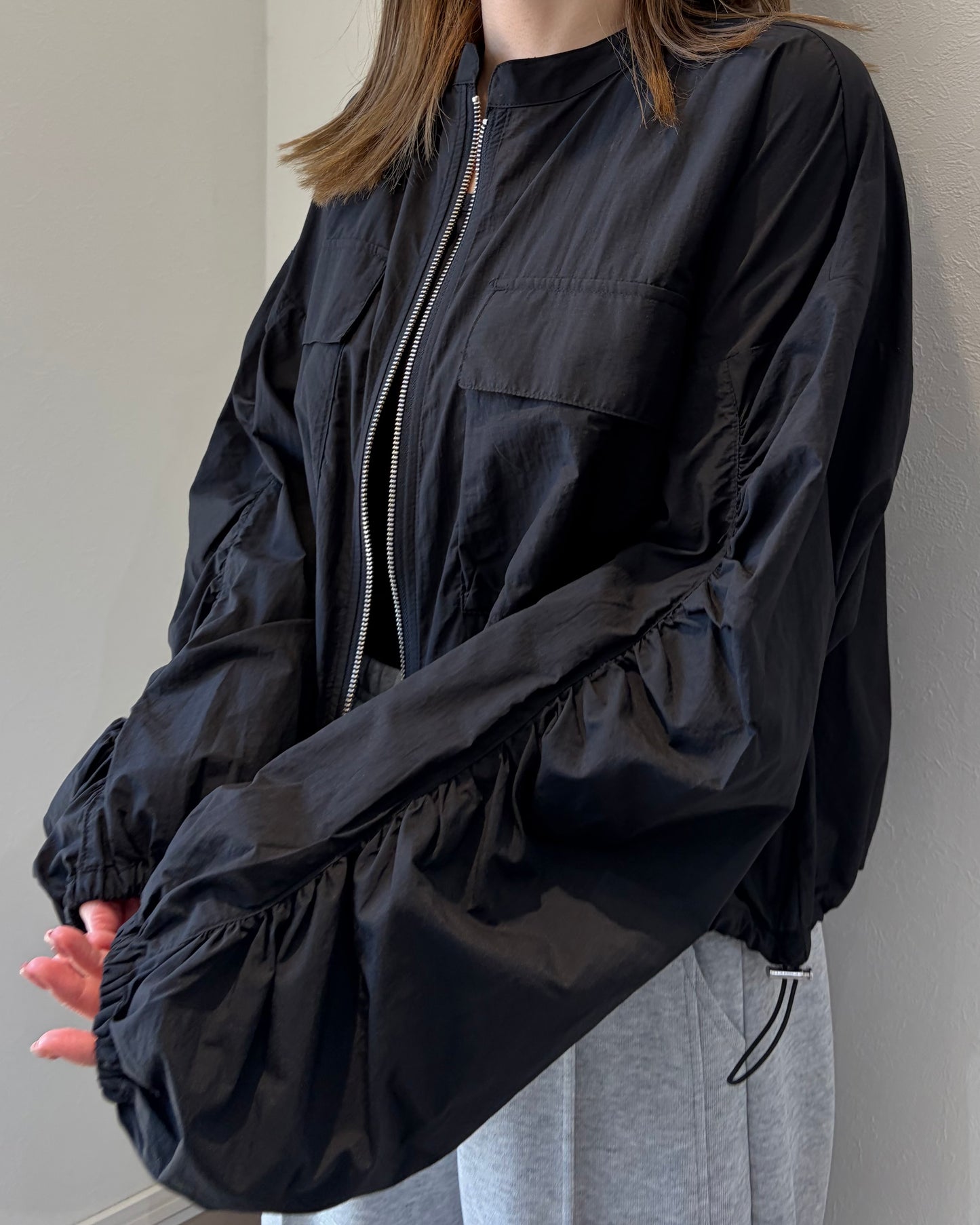 ギャザーブルゾン