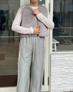 カットオフラインスウェットパンツ