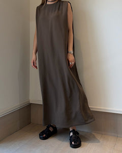ストレッチシフォンワンピース