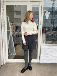 ベーシックリブニット