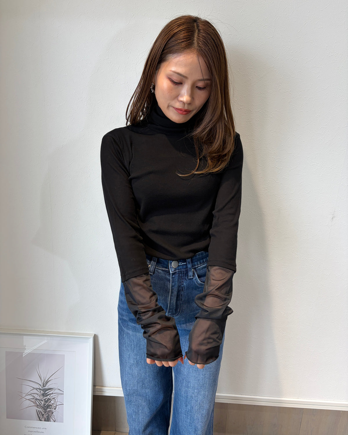 コットンリブシアードッキングカットソー