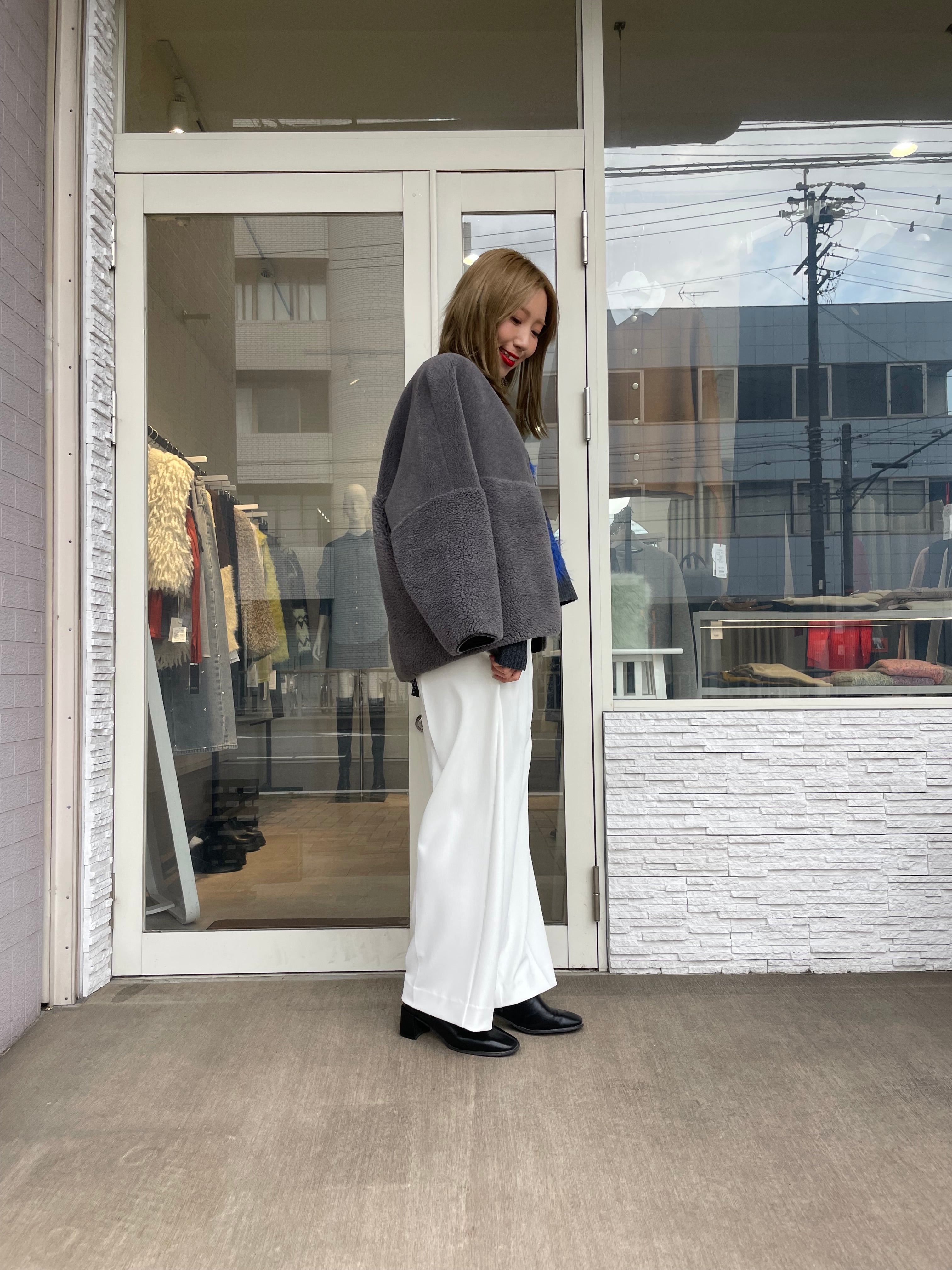 #新品未使用#リバーシブル・ウォッシャブルエコムートンロングジレ リバーシブルエコムートンジャケット – SETiA online