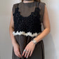 ストレッチシフォンワンピース