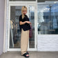 ストレッチシフォンボリュームパンツ