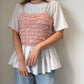 ストレッチシフォンフリルブラウス