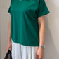 シルケットバックスリットTシャツ