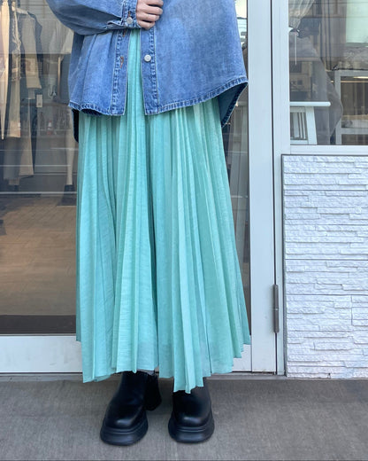 ランダムプリーツスカート