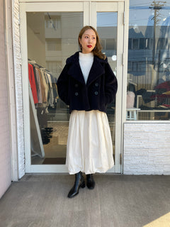 ビッグカラーボアジャケット