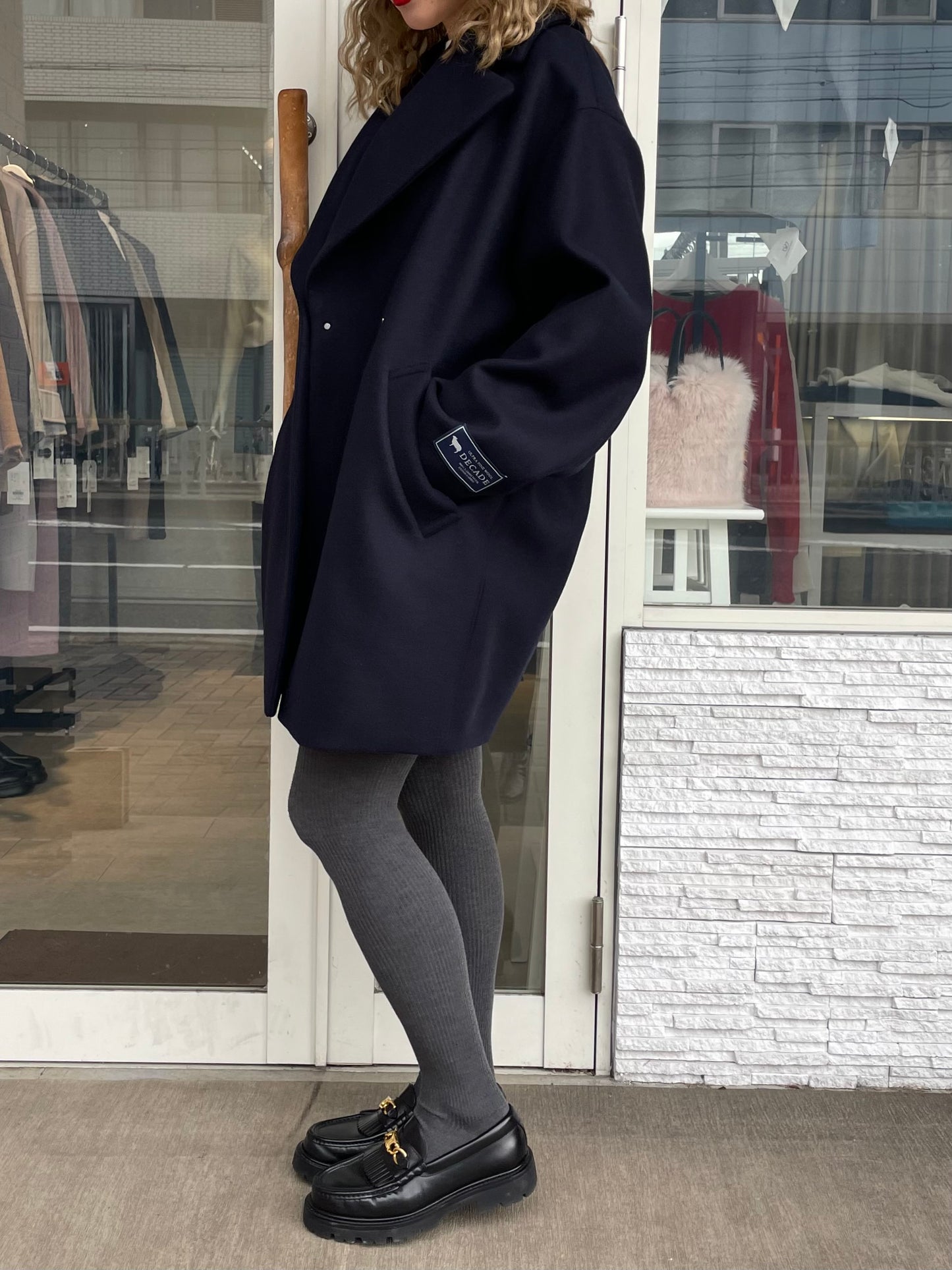 スーパー140 ウールオーバーコート