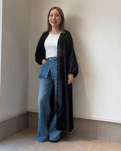 楊柳ロングワンピース