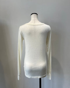 ♡シルクカシミヤブレンドクルートップス
