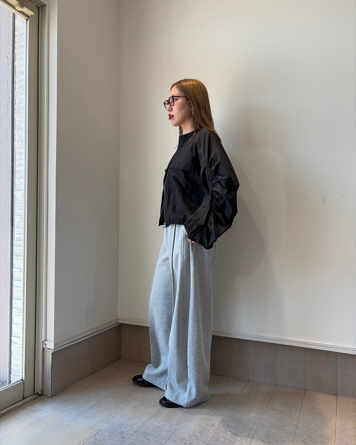 ギャザーブルゾン