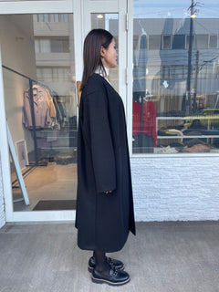 ウールライクロングカーディガン