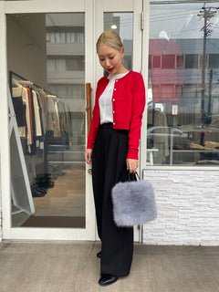 クロップドカーディガン