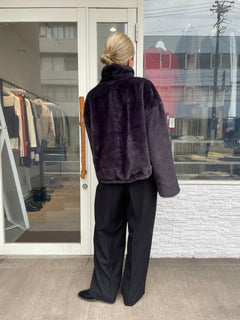 フェイクミンクファーブルゾン