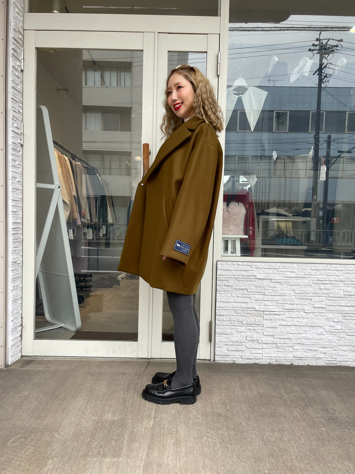 スーパー140 ウールオーバーコート