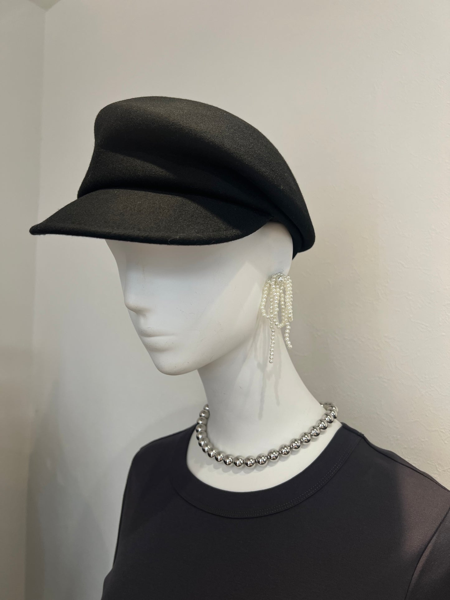 ウール100%キャスケット