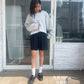 タックショートパンツ