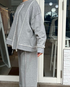 カットオフラインスウェットパンツ