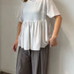ストレッチシフォンフリルブラウス