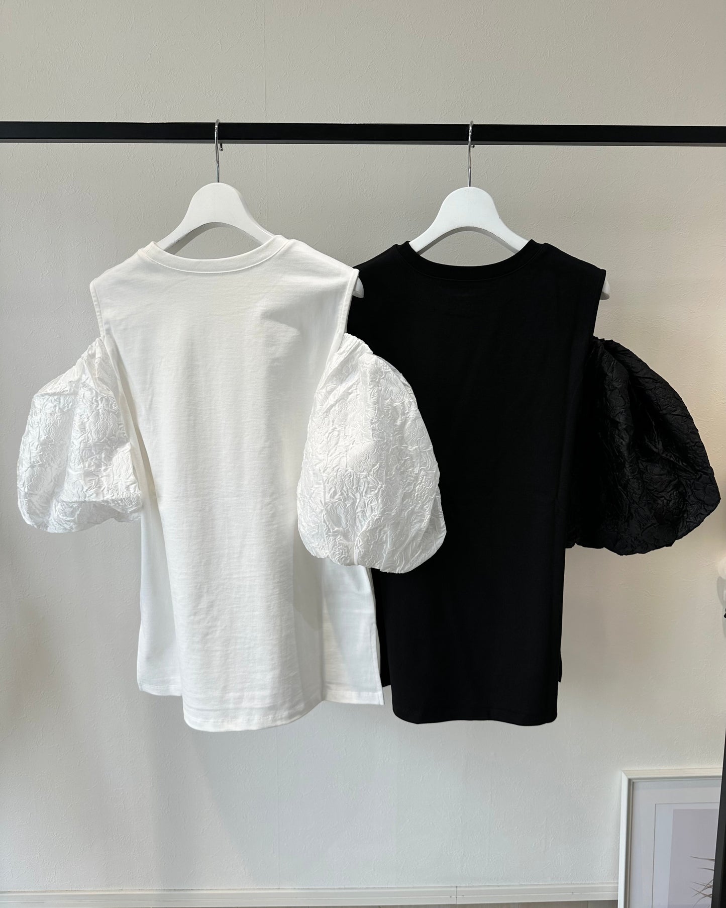 カットオフショルT
