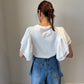 ドッキングフリルTシャツ